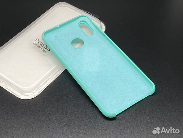 P Smart 2019 / 10 Lite Чехол Мятный Silicone