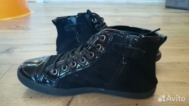 Кеды замшевые 34 р