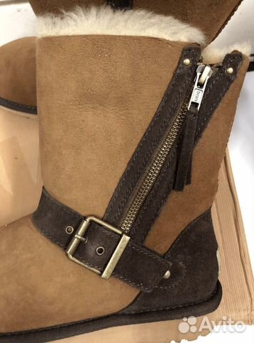 UGG Australia Chestnut с ремнем и молнией рыжие