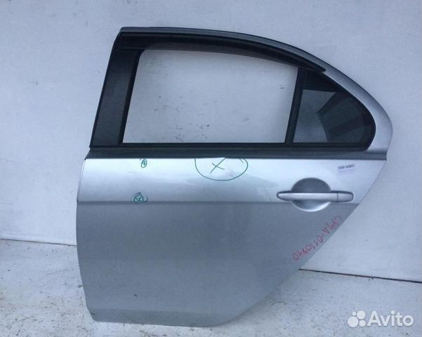 Дверь задняя левая Mitsubishi Lancer 10 5730A581 Дверь задняя левая Mitsubishi Lancer 10 5730A581