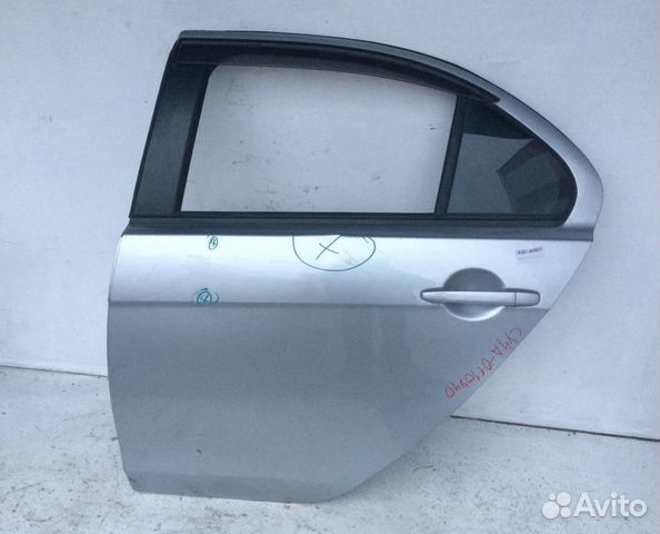 Дверь задняя левая Mitsubishi Lancer 10 5730A581 Дверь задняя левая Mitsubishi Lancer 10 5730A581