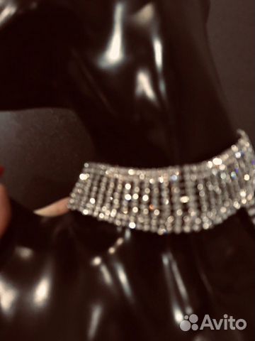 Чокер коллар коллаж кристаллы