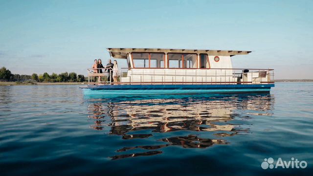 Катамаран 12 м, речная яхта