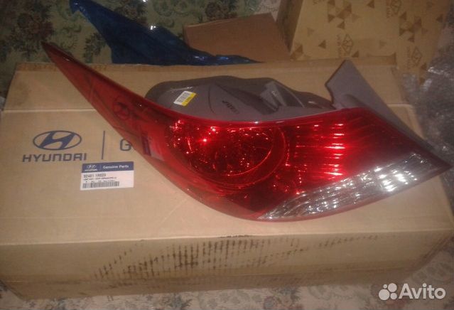 Новый фонарь задний левый Hyundai Solaris