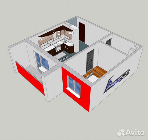 2-к квартира, 40.8 м², 5/10 эт.