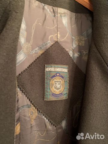 Пальто тёмно-зелёного цвета Hensel & Mortensen Пальто тёмно-зелёного цвета Hensel & Mortensen