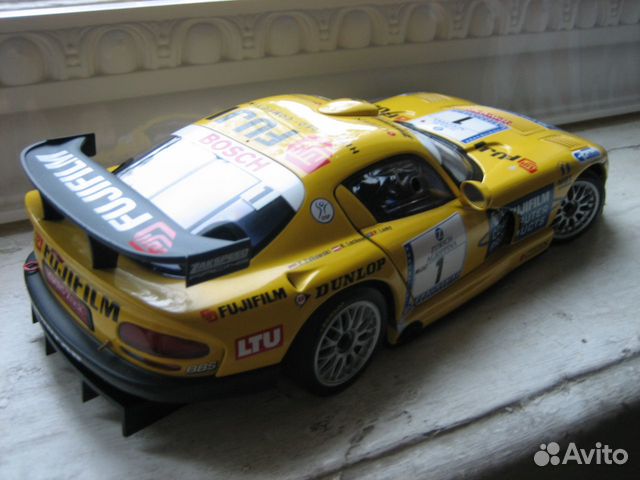 Dodge Viper GTS-R #1, 2002 г., масштаб 1:18