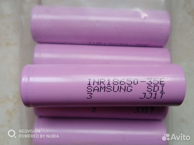 Аккумулятор 18650 samsung 3450mAh 3,6V 10А Аккумулятор 18650 samsung 3450mAh 3,6V 10А