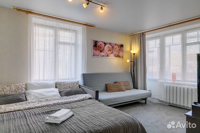 

1-к. квартира, 35 м², 2 кровати