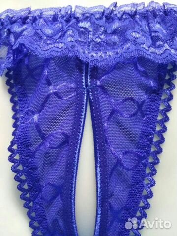 Синие трусики для секса 42-48 новые