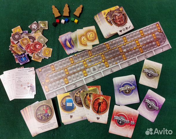 Настольная игра Голливуд (Hollywood) с дополнением Настольная игра Голливуд (Hollywood) с дополнением