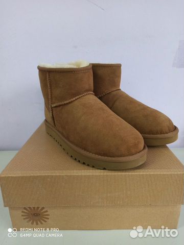 UGG Australia Угги мини рыжие замш UGG Australia Угги мини рыжие замш