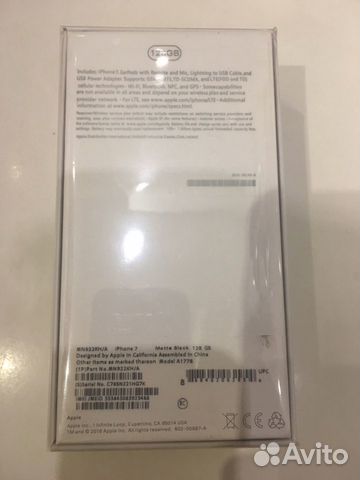 iPhone 7 128Gb Black Matte iPhone 7 128Gb Black Matte