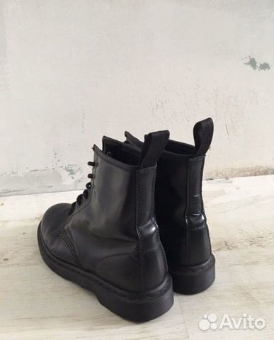 Ботинки dr. Martens 1460 mono black оригинал Ботинки dr. Martens 1460 mono black оригинал