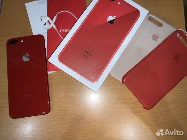 iPhone 8 plus red 64gb