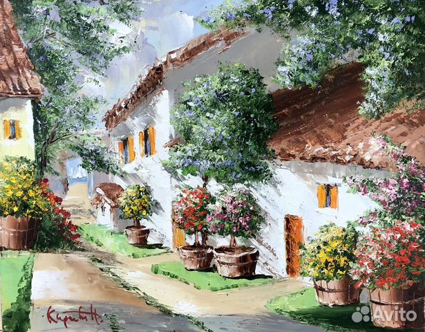 Картина летний пейзаж 