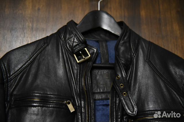 Кожаная куртка Massimo Dutti