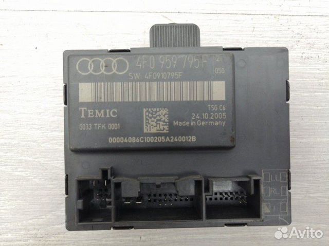 Блок комфорта двери Audi A6 C6 AUK 2005