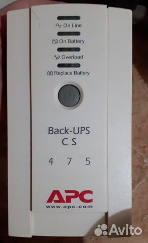 Apc back ups cs 475 схема