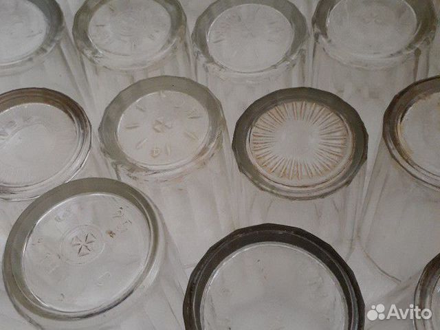 Винтажные граненые стаканы Винтажные граненые стаканы