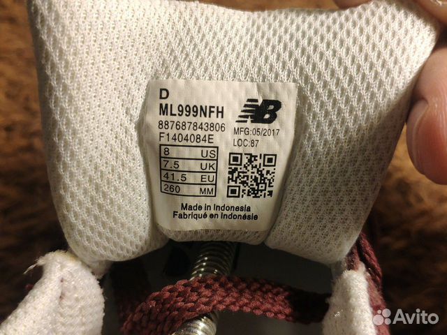 New Balance 999 RED