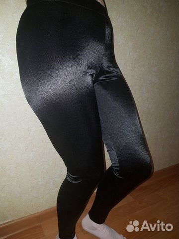 Леггинсы атласные