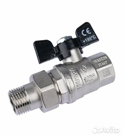Краны шаровые с американкой 3/4 Bugatti (Латунь) Краны шаровые с американкой 3/4 Bugatti (Латунь)