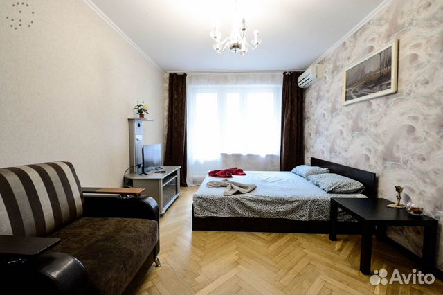 

1-к. квартира, 34 м², 2 кровати
