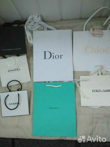 Пакеты брендовые. новые