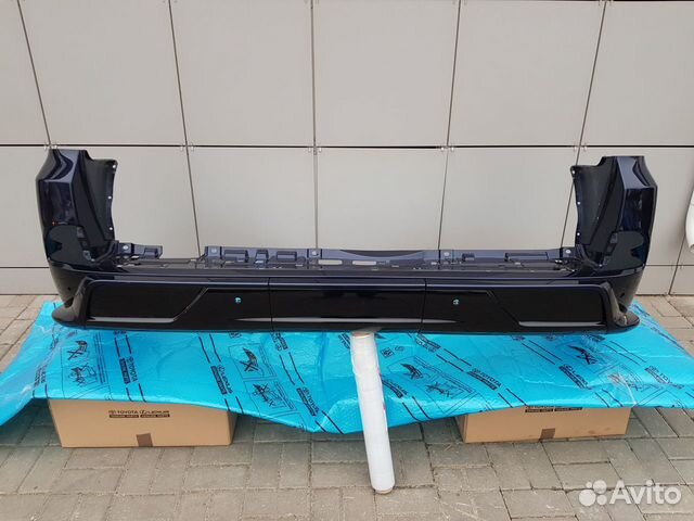 Lexus LX570 LX450D superior бампер задний синий