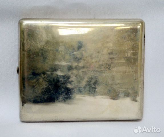 Портсигар серебряный 84 пробы