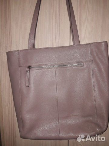 Cумка Palio кожаная,пыльная роза кошелек Furla