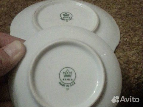 Молочник(кофейник) и блюдце Kahla GDR Молочник(кофейник) и блюдце Kahla GDR