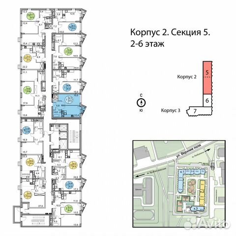 1-к квартира, 37.7 м², 2/6 эт. 1-к квартира, 37.7 м², 2/6 эт.
