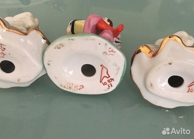 Фигурки гармонист и плясуньи Дулево