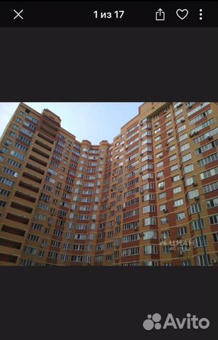 1-к квартира, 40 м², 10/17 эт.