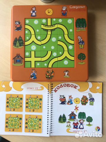 Игры настольные «Колобок» и «Подводный мир» Bondib Игры настольные «Колобок» и «Подводный мир» Bondib