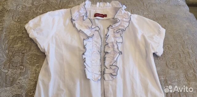 Блузки для девочки школьные