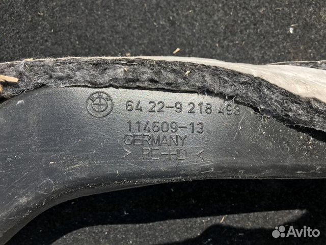 BMW F20 F21 F30 F31 канал холодного воздуха