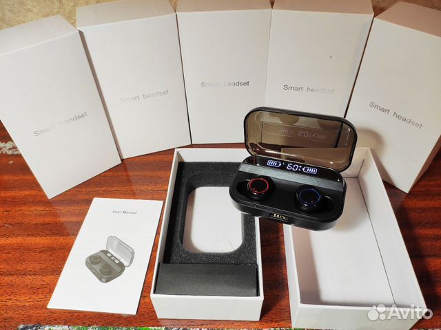 Новые Bluetooth наушники с power bank Новые Bluetooth наушники с power bank