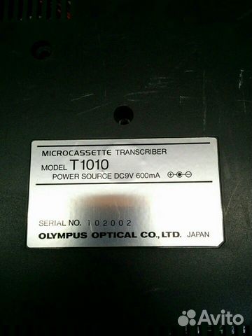 Olympus pearlcorder T1010 Olympus pearlcorder T1010