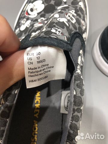 Слипоны H&M р.30 и р.32 Слипоны H&M р.30 и р.32