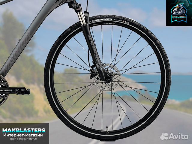 Велосипед Merida Crossway 300 Matt Dark Grey/Black