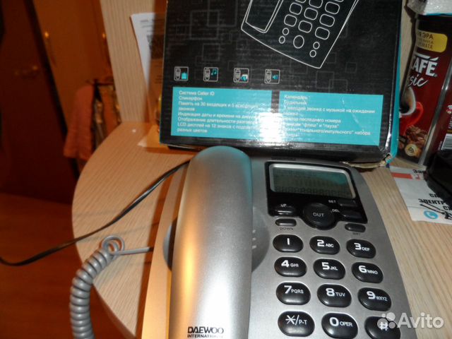Телефон кнопочный стационарный