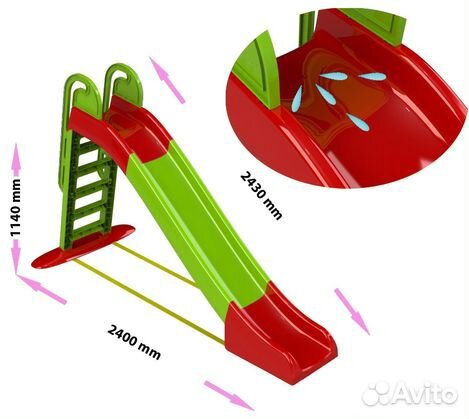 Горка большая фирмы Doloni Доставка Горка большая фирмы Doloni Доставка