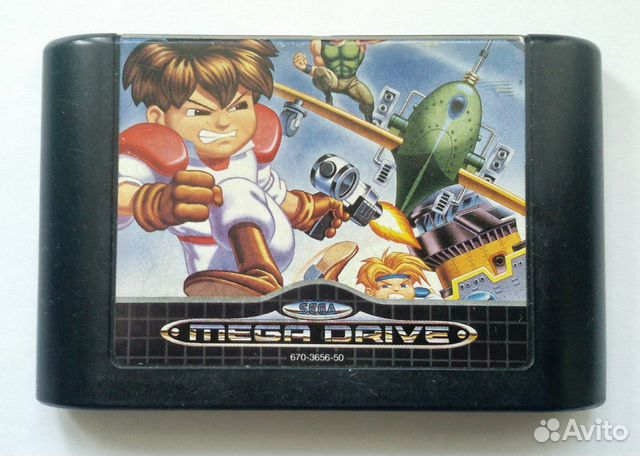 Картридж Gunstar Heroes Sega Mega Drive