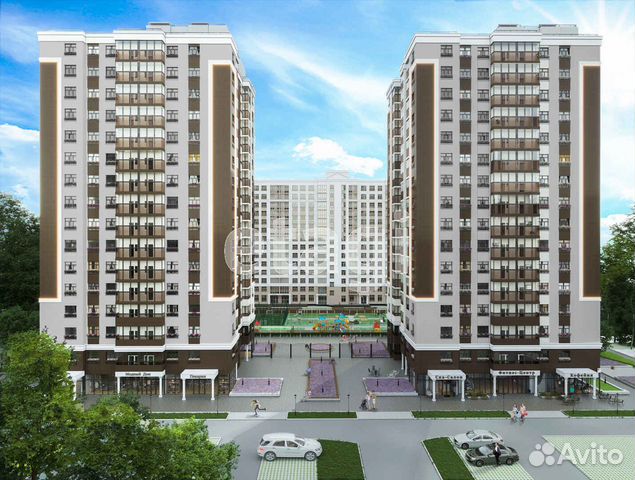 2-к квартира, 61.1 м², 16/16 эт. 2-к квартира, 61.1 м², 16/16 эт.