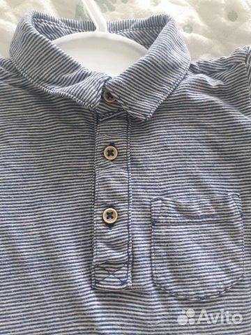 Футболка поло h&m р.80(+6)