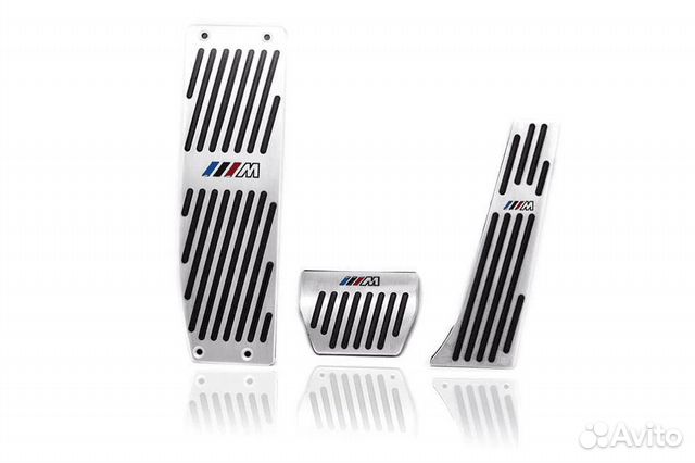 Накладки на педали BMW M-power серебристые без све Накладки на педали BMW M-power серебристые без све