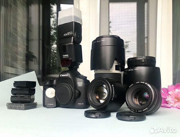 Canon - Фотоаппарат, объектив, вспышка Canon - Фотоаппарат, объектив, вспышка